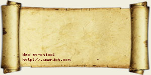 Anđela Bobić vizit kartica